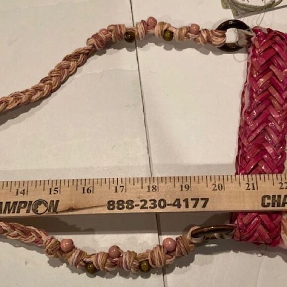 NWT Women’s Hand Made Natural Materials Crossbody Purse by Cappelli Straworld - Picture 9 of 12